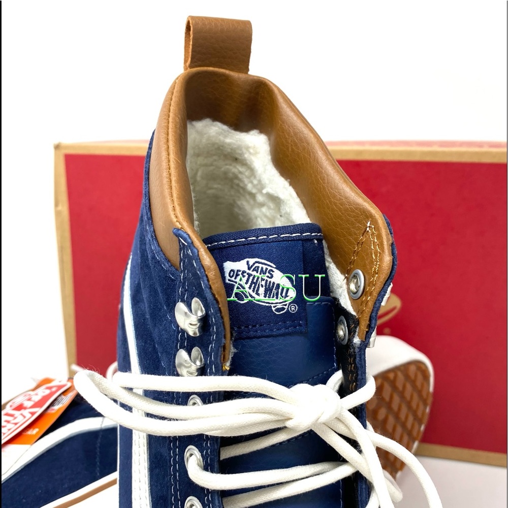 VANS SK8-HI MTE Dress Blues Suede Men’s Sneakers - Picture 10 of 12